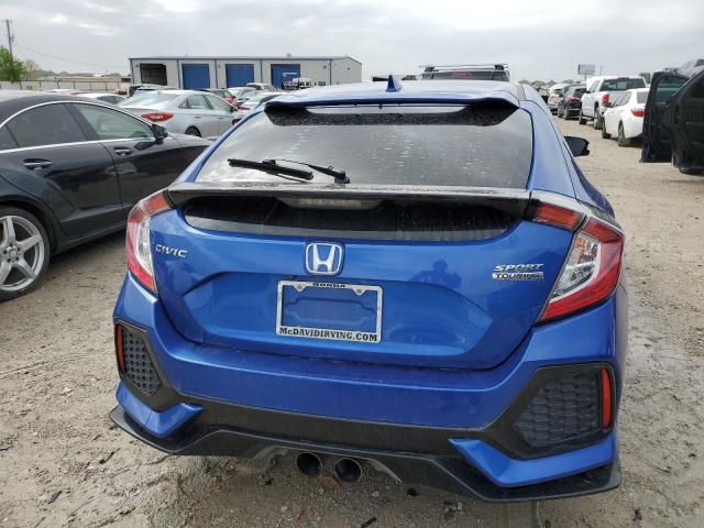 SHHFK7H95JU213057 - 2018 HONDA CIVIC SPORT TOURING BLUE photo 6