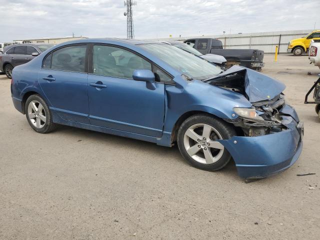 1HGFA16888L042051 - 2008 HONDA CIVIC EX BLUE photo 4