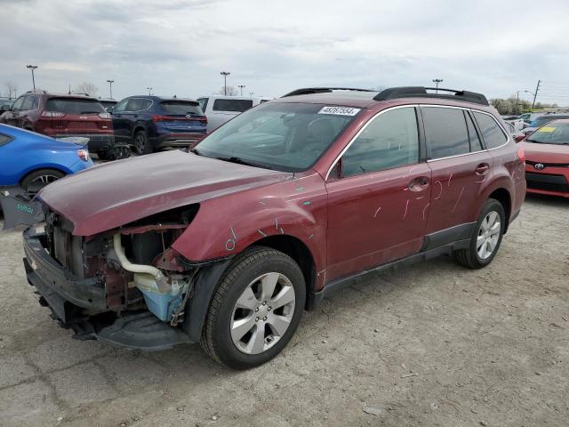 4S4BRCKC0B3319001 - 2011 SUBARU OUTBACK 2.5I LIMITED BURGUNDY photo 1