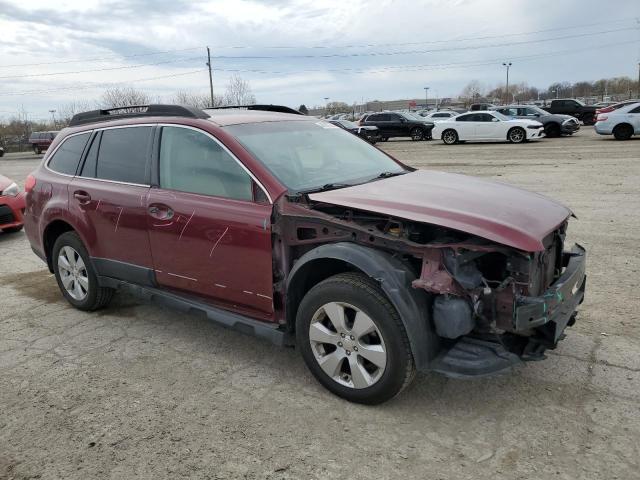 4S4BRCKC0B3319001 - 2011 SUBARU OUTBACK 2.5I LIMITED BURGUNDY photo 4