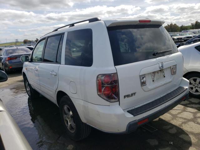 5FNYF28527B040699 - 2007 HONDA PILOT EXL WHITE photo 2