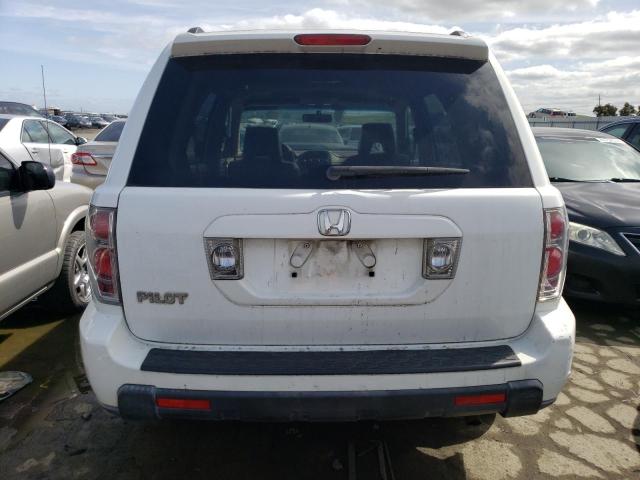 5FNYF28527B040699 - 2007 HONDA PILOT EXL WHITE photo 6