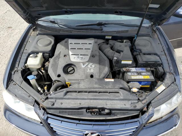 KMHFC46F37A158529 - 2007 HYUNDAI AZERA SE BLUE photo 11