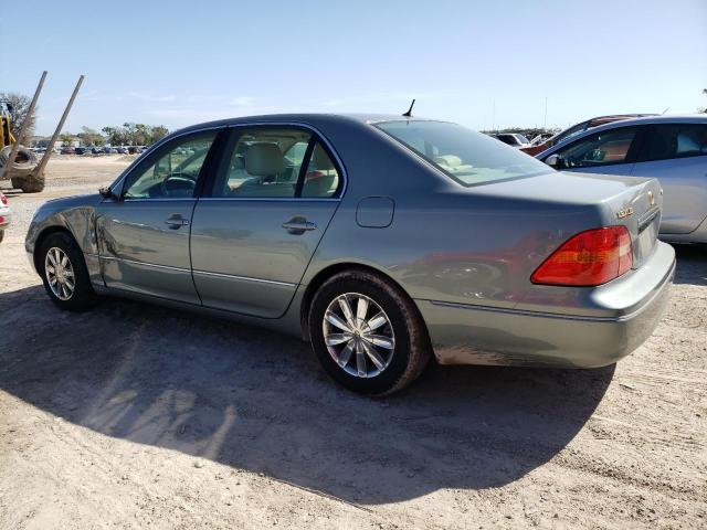 JTHBN30F520054380 - 2002 LEXUS LS 430 GRAY photo 2