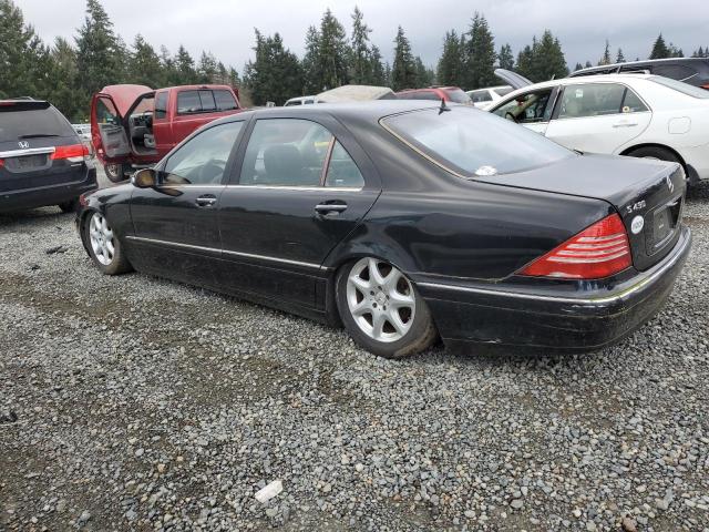 WDBNG83J73A350923 - 2003 MERCEDES-BENZ S 430 4MATIC BLACK photo 2