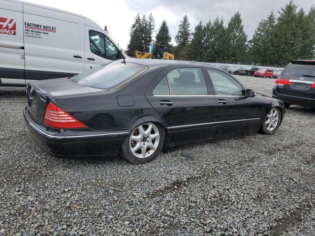 WDBNG83J73A350923 - 2003 MERCEDES-BENZ S 430 4MATIC BLACK photo 3