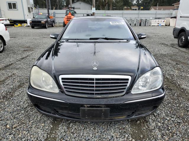 WDBNG83J73A350923 - 2003 MERCEDES-BENZ S 430 4MATIC BLACK photo 5