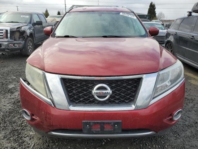 5N1AR2MM7FC649221 - 2015 NISSAN PATHFINDER S RED photo 5