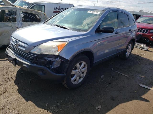 JHLRE48547C036933 - 2007 HONDA CR-V EX BLUE photo 1