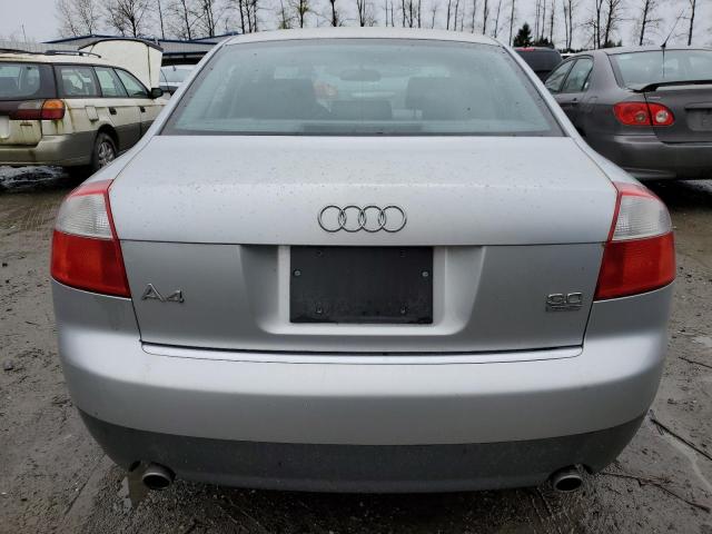 WAULT68E43A344594 - 2003 AUDI A4 3.0 QUATTRO SILVER photo 6