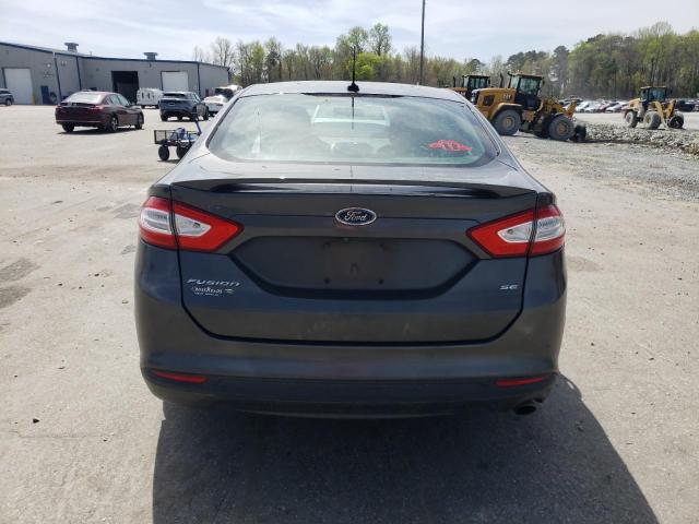 3FA6P0H77GR311058 - 2016 FORD FUSION SE CHARCOAL photo 6