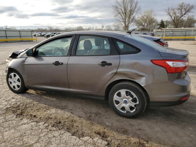 1FAHP3E2XCL161247 - 2012 FORD FOCUS S GRAY photo 2