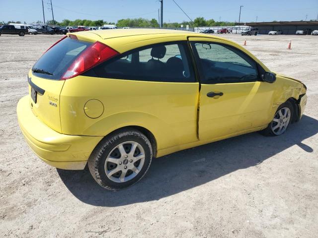 3FAFP31N25R132370 - 2005 FORD FOCUS ZX3 YELLOW photo 3