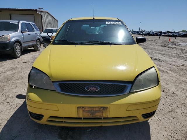 3FAFP31N25R132370 - 2005 FORD FOCUS ZX3 YELLOW photo 5