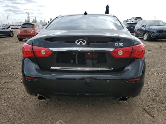 JN1BV7AP6EM670900 - 2014 INFINITI Q50 BASE BLACK photo 6