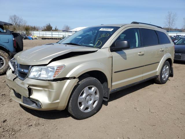 3D4PG4FB8AT136040 - 2010 DODGE JOURNEY SE GOLD photo 1