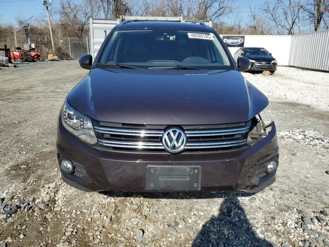 WVGAV7AX4GW549004 - 2016 VOLKSWAGEN TIGUAN S PURPLE photo 5