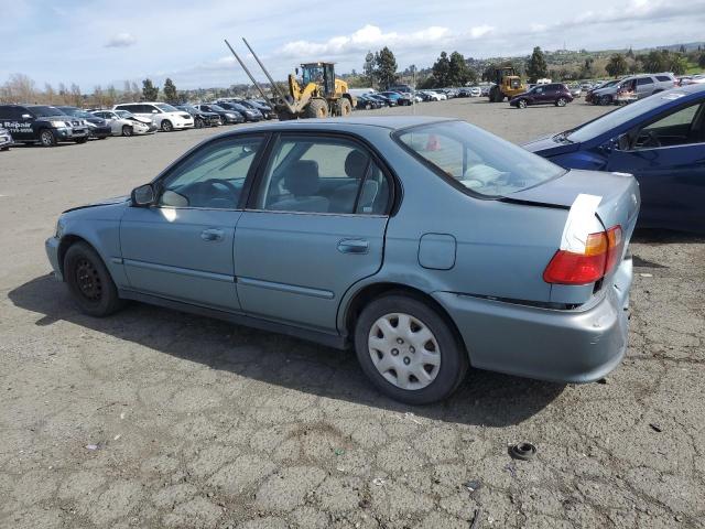 2HGEJ6616YH566274 - 2000 HONDA CIVIC BASE TEAL photo 2