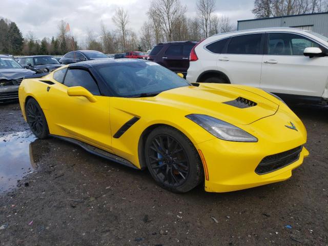 1G1YF2D75E5119749 - 2014 CHEVROLET CORVETTE STINGRAY 3LT YELLOW photo 4