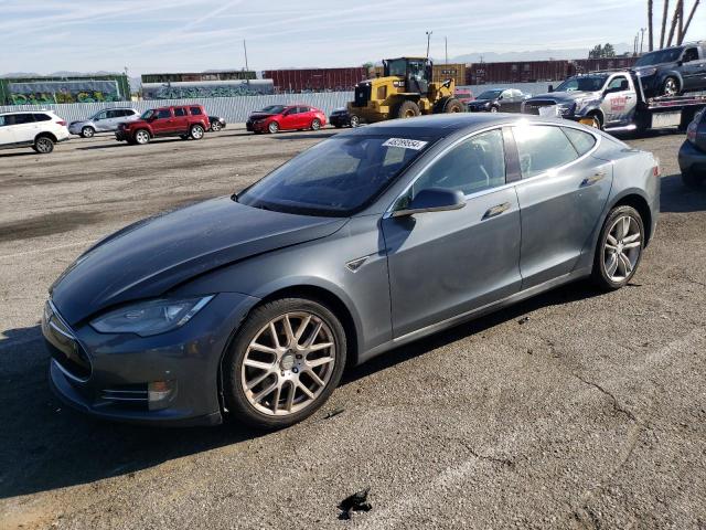 5YJSA1CN7CFP02650 - 2012 TESLA MODEL S BLUE photo 1