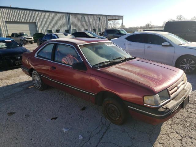 1FAPP31X3LK100616 - 1990 FORD TEMPO GL RED photo 4