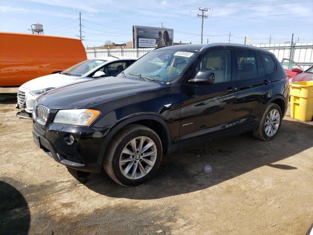 5UXWX9C56E0D28761 - 2014 BMW X3 XDRIVE28I BLACK photo 1