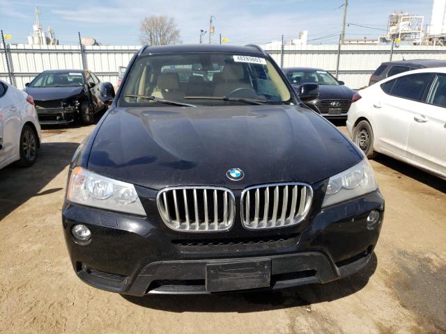 5UXWX9C56E0D28761 - 2014 BMW X3 XDRIVE28I BLACK photo 5