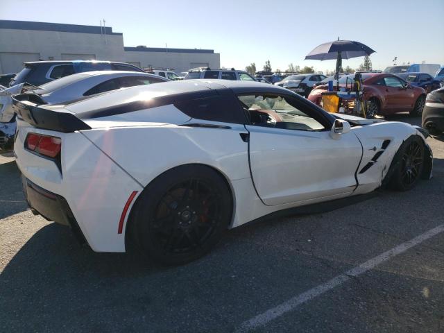 1G1YF2D73F5115507 - 2015 CHEVROLET CORVETTE STINGRAY 3LT WHITE photo 3