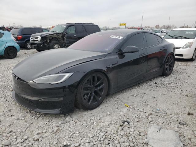 5YJSA1E58NF479552 - 2022 TESLA MODEL S BLACK photo 1