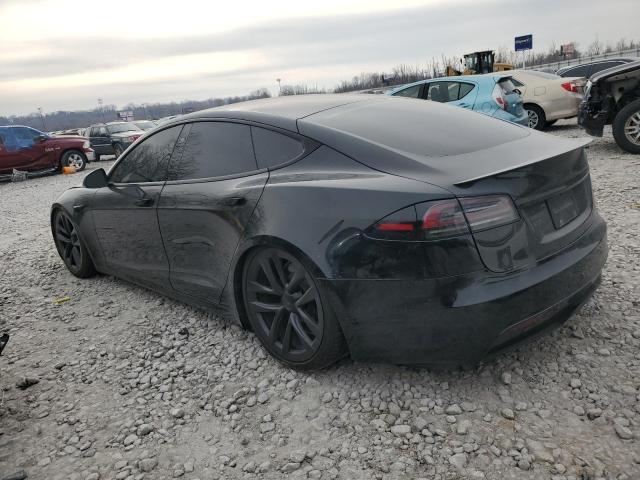 5YJSA1E58NF479552 - 2022 TESLA MODEL S BLACK photo 2