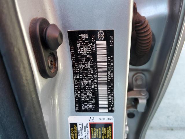 4T1BF1FK5GU577272 - 2016 TOYOTA CAMRY SE LE 银色 照片 12