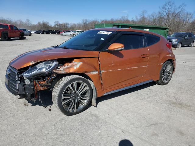 KMHTC6AE7GU276224 - 2016 HYUNDAI VELOSTER TURBO ORANGE photo 1