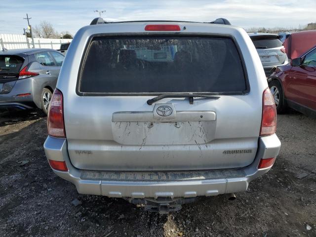 JTEBT14R848012138 - 2004 TOYOTA 4RUNNER SR5 SILVER photo 6