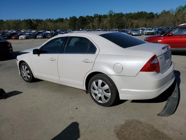 3FAHP0HA2AR386942 - 2010 FORD FUSION SE WHITE photo 2