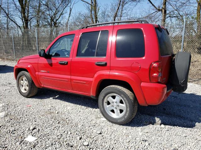 1J4GL58K53W507643 - 2003 JEEP LIBERTY LIMITED RED photo 2