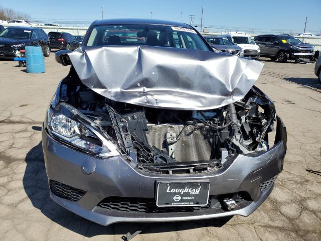 3N1AB7AP0KY397966 - 2019 NISSAN SENTRA S GRAY photo 5