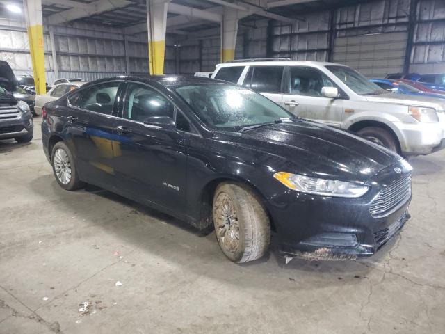 3FA6P0LU3ER236286 - 2014 FORD FUSION SE HYBRID BLACK photo 4