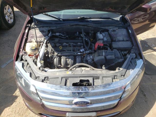 3FAHP0JAXCR394090 - 2012 FORD FUSION SEL BURGUNDY photo 11