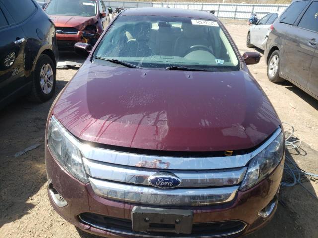 3FAHP0JAXCR394090 - 2012 FORD FUSION SEL BURGUNDY photo 5