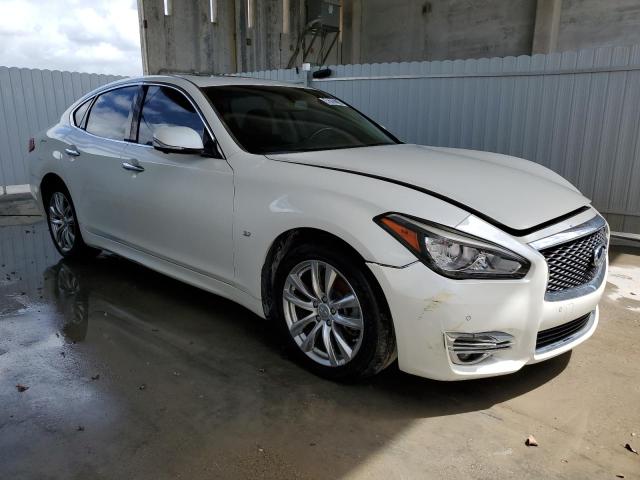 JN1BY1AP2HM740742 - 2017 INFINITI Q70 3.7 WHITE photo 4