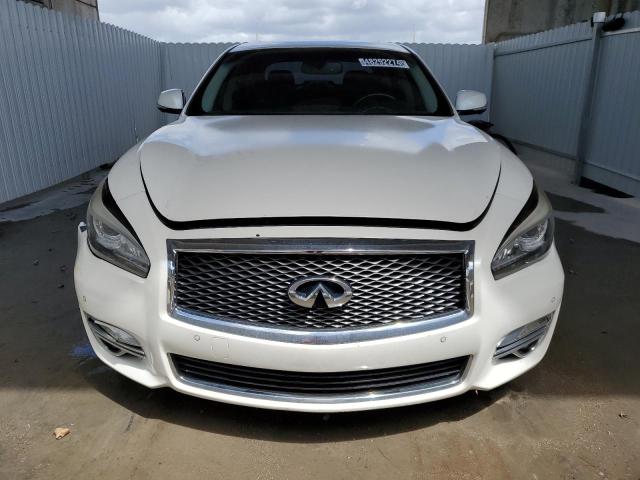 JN1BY1AP2HM740742 - 2017 INFINITI Q70 3.7 WHITE photo 5