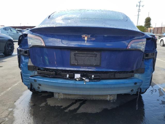 5YJ3E1EA2NF288859 - 2022 TESLA MODEL 3 BLUE photo 6