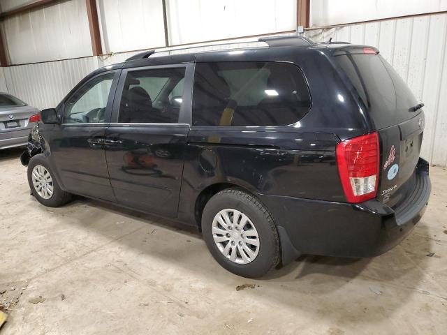 KNDMG4C70C6473038 - 2012 KIA SEDONA LX BLACK photo 2