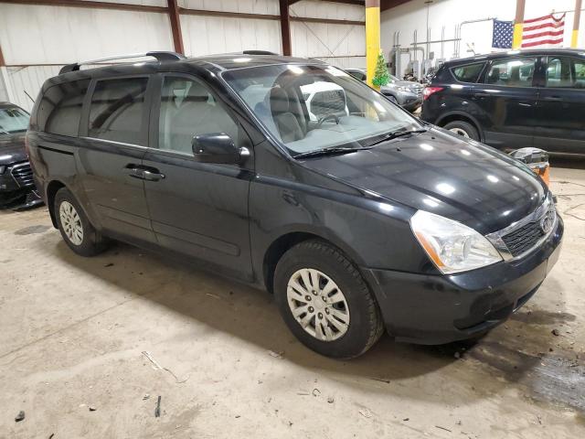 KNDMG4C70C6473038 - 2012 KIA SEDONA LX BLACK photo 4