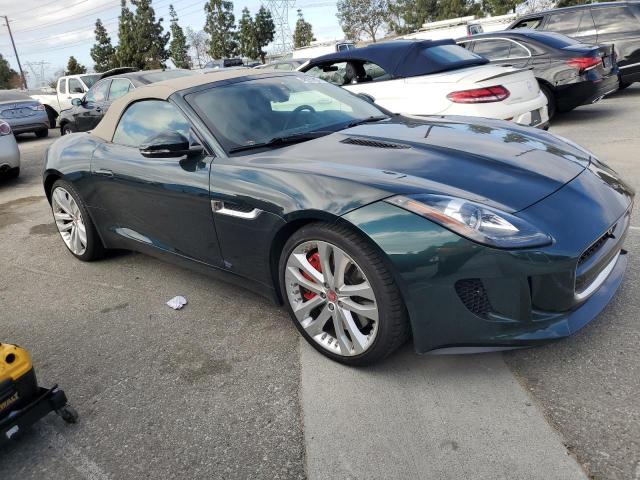 SAJWA6FC9F8K14539 - 2015 JAGUAR F-TYPE S GREEN photo 4