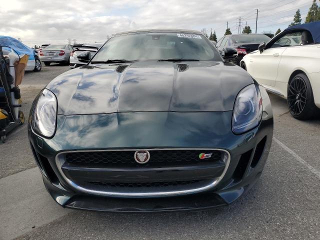 SAJWA6FC9F8K14539 - 2015 JAGUAR F-TYPE S GREEN photo 5