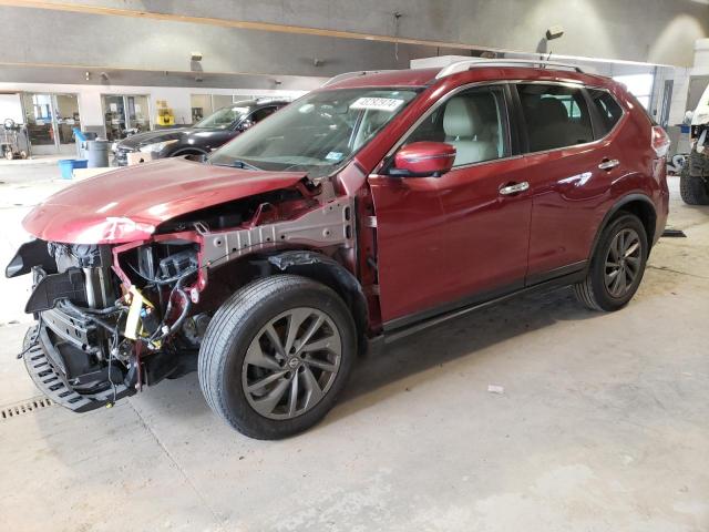 KNMAT2MT0GP700422 - 2016 NISSAN ROGUE S BURGUNDY photo 1