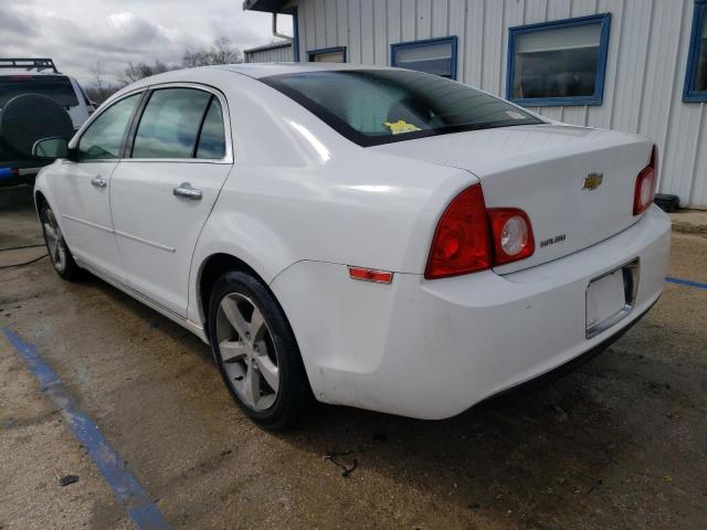 1G1ZC5E03CF376223 - 2012 CHEVROLET MALIBU 1LT WHITE photo 2