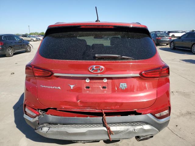 5NMS23AD6KH108258 - 2019 HYUNDAI SANTA FE SE RED photo 6