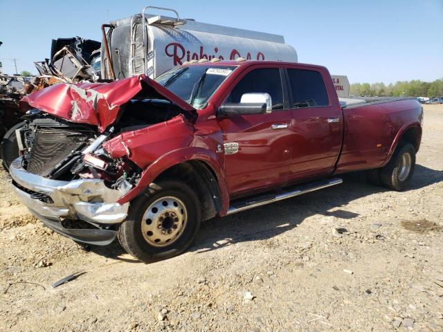 3C63DRKL8CG157408 - 2012 RAM 3500 LONGHORN MAROON photo 1